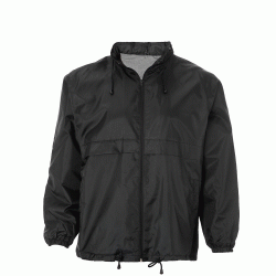 Unisex αντιανεμικό με jersey επένδυση σε χρώμα μαύρο νούμερο XL Unisex αντιανεμικό με jersey επένδυση σε χρώμα μαύρο νούμερο XL