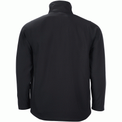 Ανδρικό softshell με μαύρο φερμουάρ σε χρώμα μαύρο και νούμερο Small