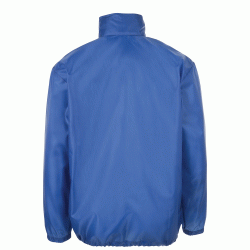 Unisex αντιανεμικό χωρίς επένδυση με φερμουάρ σε μπλε χρώμα νούμερο Large