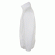 Unisex αντιανεμικό χωρίς επένδυση με φερμουάρ σε λευκό χρώμα νούμερο Small