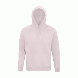 Φούτερ unisex με κουκούλα με κορδόνι στον ίδιο τόνο σε χρώμα ροζ νούμερο Large