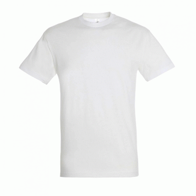 Κοντομάνικο unisex T-shirt Regent σε χρώμα λευκό σε νούμερο Large 100% βαμβακερό