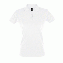 Γυναικείο perfect woman πόλο πικέ 100% Βαμβάκι χρώμα λευκό νούμερο Xlarge