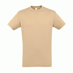 Κοντομάνικο unisex T-shirt Regent σε χρώμα μπεζ σε νούμερο large 100% βαμβακερό Κοντομάνικο unisex T-shirt Regent σε χρώμα μπεζ σε νούμερο large 100% βαμβακερό