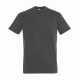Κοντομάνικο T-shirt Imperial ανδρικό σε χρώμα σκούρο γκρι νούμερο 5XL 100% βαμβακερό