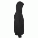 Φούτερ unisex με κουκούλα με κορδόνι στον ίδιο τόνο σε χρώμα μαύρο νούμερο Small