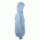 Φούτερ unisex με κουκούλα με κορδόνι στον ίδιο τόνο σε χρώμα γαλάζιο νούμερο XL