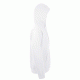 Φούτερ unisex με κουκούλα με κορδόνι στον ίδιο τόνο σε χρώμα λευκό νούμερο Medium