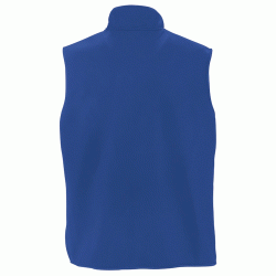 Unisex γιλέκο fleece με 3 τσέπες με φερμουάρ σε χρώμα Royal Blue νούμερο XL