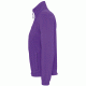 Γυναικεία ζακέτα fleece με 2 τσέπες με φερμουάρ σε χρώμα σκούρο μωβ σε νούμερο Large