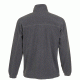 Ανδρική ζακέτα fleece με 2 τσέπες με φερμουάρ σε χρώμα σκούρο γκρι σε νούμερο XXL