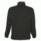 Unisex μπλούζα fleece με ψηλό γιακά με φερμουάρ σε χρώμα μαύρο νούμερο XXL
