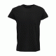 Ανδρικό T-shirt 100% οργανικό βαμβακερό σε στενή γραμμή σε χρώμα μαύρο νούμερο small