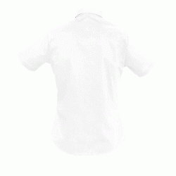 Πουκάμισο κοντομάνικο από ποπλίνα Bristol γυναικείο σε χρώμα γαλάζιο νούμερο XL