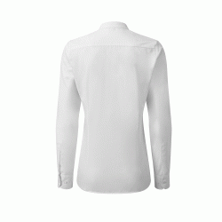 Γυναικείο μακρυμάνικο πουκάμισο με γιακά "μάο" PR358 'GRANDAD' χρώμα λευκό νούμερο large