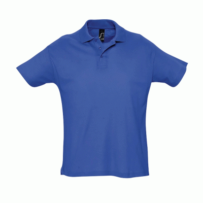 Κοντομάνικο μπλουζάκι ανδρικό πόλο σε χρώμα duck blue νούμερο medium