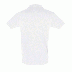 Ανδρικό πόλο κοντομάνικο πικέ 100% Βαμβάκι σε χρώμα λευκό νούμερο XXlarge