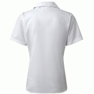 Πουκάμισο κοντομάνικο από ποπλίνα PR302 γυναικείο σε χρώμα λευκό νούμερο small Πουκάμισο κοντομάνικο από ποπλίνα PR302 γυναικείο σε χρώμα λευκό νούμερο small