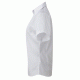 Πουκάμισο κοντομάνικο από ποπλίνα PR302 γυναικείο σε χρώμα λευκό νούμερο large
