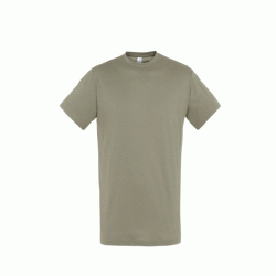 Κοντομάνικο unisex T-shirt  Regent σε χρώμα χακί νούμερο small 100% βαμβακερό Κοντομάνικο unisex T-shirt  Regent σε χρώμα χακί νούμερο small 100% βαμβακερό