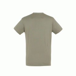 Κοντομάνικο unisex T-shirt Regent σε χρώμα χακί σε νούμερο XL 100% βαμβάκι