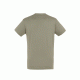 Κοντομάνικο unisex T-shirt  Regent σε χρώμα χακί νούμερο small 100% βαμβακερό