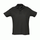 Κοντομάνικο μπλουζάκι ανδρικό πόλο σε χρώμα μαύρο νούμερο medium