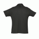 Κοντομάνικο μπλουζάκι ανδρικό πόλο σε χρώμα μαύρο νούμερο 3XL