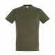 Κοντομάνικο unisex T-shirt Regent σε χρώμα army σε νούμερο XXL 100% βαμβακερό