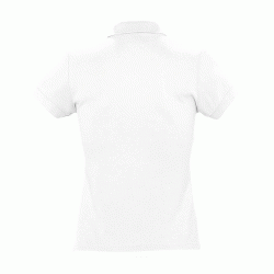 Γυναικείο πόλο πικέ 100% Βαμβάκι σε χρώμα λευκό νούμερο Medium
