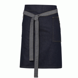 Κερωμένη ποδιά μέσης τζιν 100% βαμβάκι Denim με ακρυλική επίστρωση