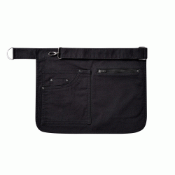 Ποδιά μέσης μικρή σε χρώμα μαύρο 100% βαρύ βαμβάκι