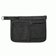 Ποδιά μέσης μικρή σε χρώμα black denim 70% Βαμβάκι - 30% Πολυέστερ Twill Ποδιά μέσης μικρή σε χρώμα black denim 70% Βαμβάκι - 30% Πολυέστερ Twill