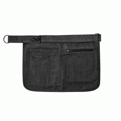Ποδιά μέσης μικρή σε χρώμα black denim 70% Βαμβάκι - 30% Πολυέστερ Twill Ποδιά μέσης μικρή σε χρώμα black denim 70% Βαμβάκι - 30% Πολυέστερ Twill