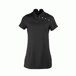 Γυναικεία ρόμπα αισθητικού Mika σε χρώμα μαύρο νούμερο large