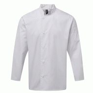 Σακάκι σεφ μακρυμάνικο PR901 σε χρώμα λευκό νούμερο large