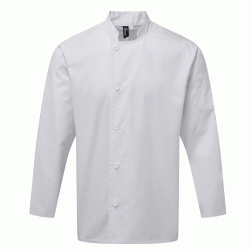 Σακάκι σεφ μακρυμάνικο PR901 σε χρώμα λευκό νούμερο large