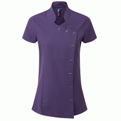 Γυναικεία ρόμπα αισθητικού σε χρώμα μώβ νούμερο large