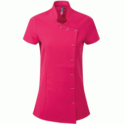 Γυναικεία ρόμπα αισθητικού σε χρώμα φουξ νούμερο large