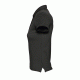 Γυναικείο πόλο πικέ 100% Βαμβάκι σε χρώμα μαύρο νούμερο XL