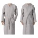 Μπουρνούζι Πικέ Ξενοδοχείου Light Grey - XL Large
