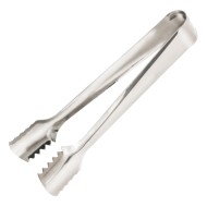 Λαβίδα μπάρμαν πάγου κλασική Inox AISI 430 26gr 16cm ελληνικής κατασκευής METANO
