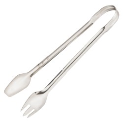 Λαβίδα τηγανιού πιρούνι κουτάλι Inox AISI 430 59gr 26cm ελληνικής κατασκευής METANO