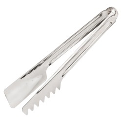 Λαβίδα fast food No1 Inox AISI 430 48gr 20cm ελληνικής κατασκευής METANO Λαβίδα fast food No1 Inox AISI 430 48gr 20cm ελληνικής κατασκευής METANO