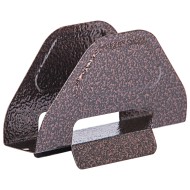 Σφυρήλατη χαρτοθήκη σε κλασικό σχήμα και καφέ χρώμα DCP 12x3x7,5 ελληνικής κατασκευής METANO