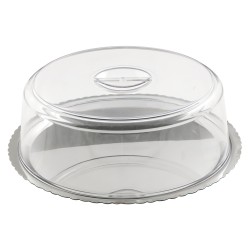 Τουρτιέρα με ανοξείδωτη βάση Inox AISI 430 663gr και καπάκι πολυπροπυλενίου Φ32,50x10,5cm ελληνικής κατασκευής METANO Τουρτιέρα με ανοξείδωτη βάση Inox AISI 430 663gr και καπάκι πολυπροπυλενίου Φ32,50x10,5cm ελληνικής κατασκευής METANO