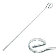 Σούβλα 30cm σερβιρίσματος και παρουσίασης ατομική μικρή ανοξείδωτη (σουβλάκι No2) Ελληνικής κατασκευής