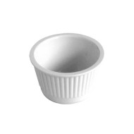 Μπωλ μελαμίνης για sauce χωρητικότητας 60cl 7x7x3.5cm σε άσπρο χρώμα