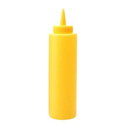 Κίτρινο μπουκάλι διανεμητής μουστάρδας 360ml κατασκευασμένο από άριστης ποιότητας πλαστικό Κίτρινο μπουκάλι διανεμητής μουστάρδας 360ml κατασκευασμένο από άριστης ποιότητας πλαστικό