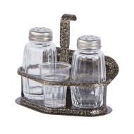 Σετ αλατοπίπερο σφυρήλατο χρυσό No4 σε κλασσική γραμμή με τρία δοχεία και θήκη χαρτοπετσέτας ανοξείδωτο 18/0 Σετ αλατοπίπερο σφυρήλατο χρυσό No4 σε κλασσική γραμμή με τρία δοχεία και θήκη χαρτοπετσέτας ανοξείδωτο 18/0